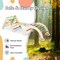 5 in 1 Kids Wooden Climber Toy with Ramp Ladder Arch Slide for Playroom